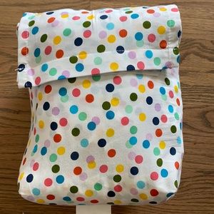 EUC Pillowfort Colorful Confetti Full Sheet Set